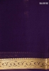 Contrast Classic Pure Mysore Crepe Silk Saree
